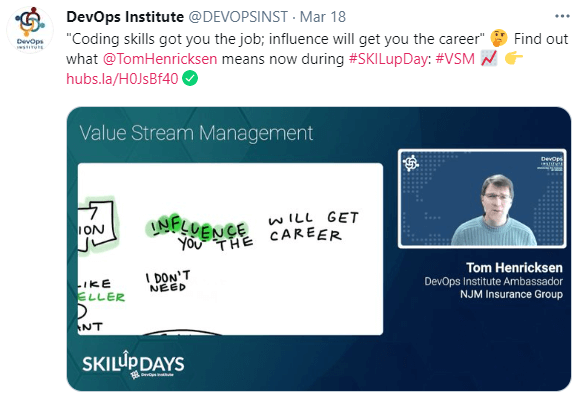 Tom Henricksen at SKILup Day VSM