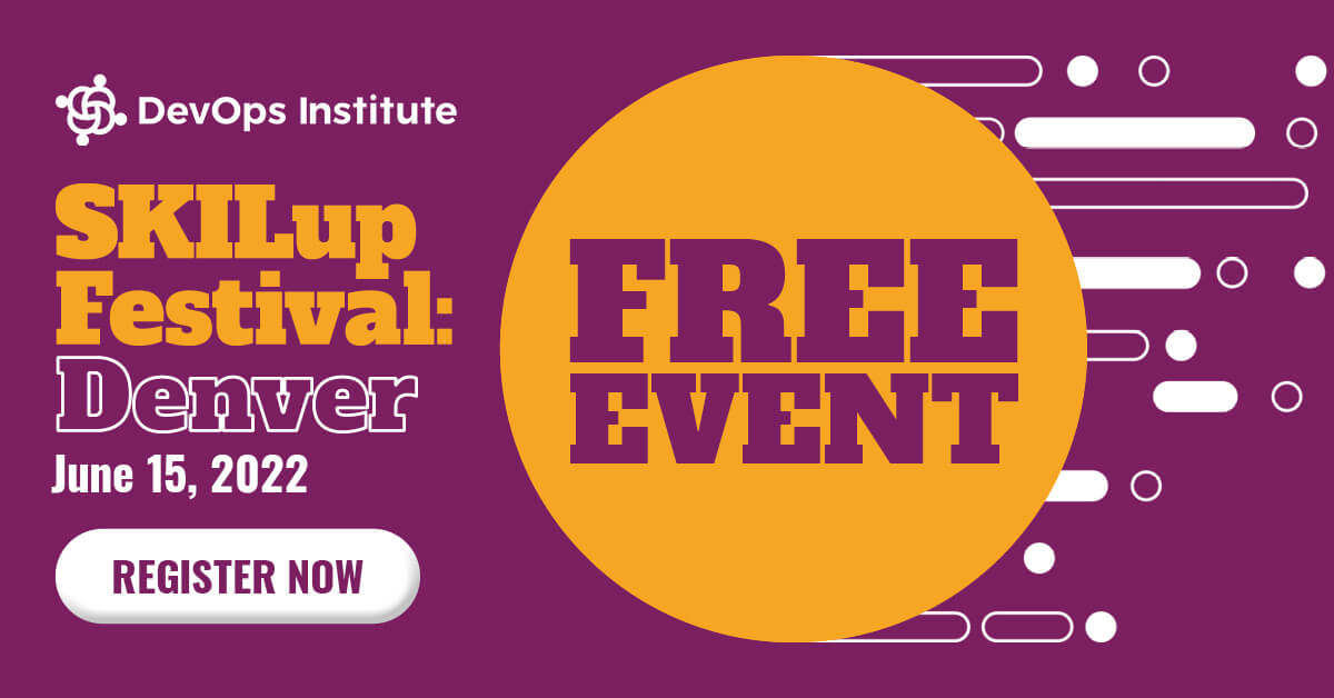 graphics for SKILup Festival Denver free event with register now button